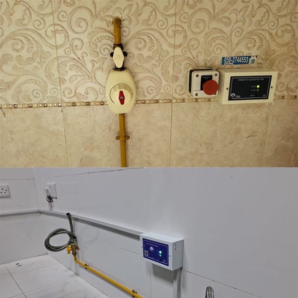 gas leak detector devices installation in abu dhabi
